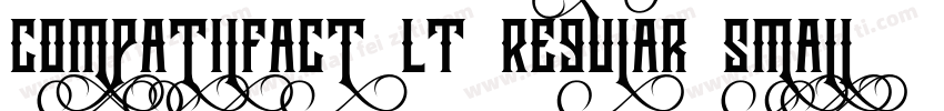 CompatilFact LT Regular Small Caps字体转换